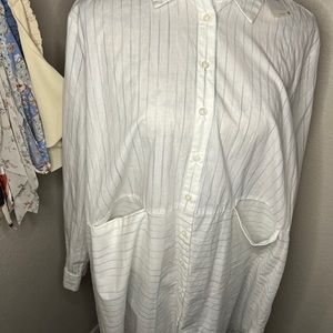 Zara button up collared shirt